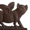 PIG WITH WINGS CAST IRON BELL