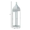 Large Silver Moroccan Style Lantern