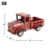 RED TRUCK SOLAR LIGHT PLANTER