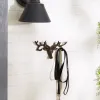 Rustic Buck Wall Hook - Best Quality Deer Antler Coat Hook for Home Decor