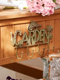 Decorative Cast Iron Wall Hook for Garden Use