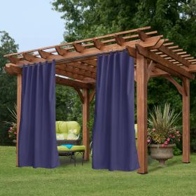 50inch*120inch Navy Luxurious Woolen Outdoor Curtain With Hanging Straps Combine Elegance And Durability For A Comfortable Outdoor Space. (Option: 50inch120inch)