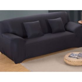 Solid Corner Sofa Covers Couch Slipcovers Elastica Material Sofa Skin Protector Cover Sofa Armchair (Option: 22-One seat)