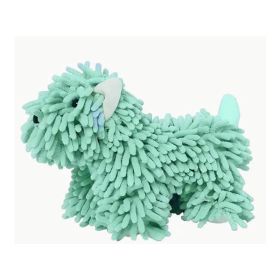 Cute Puppy Shaped Towel,Absorbent Kitchen Towel With Hanging Loop, Towels For Home (Option: Green)