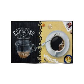 Printed Absorbent & Non-Slip Door Mat - Durable Polyester Carpet with "Kitchen" Design, Ideal for Bathrooms, Hallways, Living Rooms (Color: SJR-45-71-4, size: 17.7*28in/45*71cm)